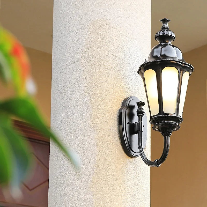 Applique murale Vintage Européen pour Extérieur Villa Jardin Couloir