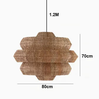 Suspension Rattan Art - Style Boho