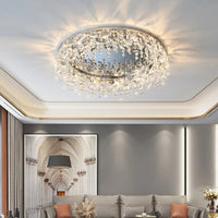 Plafonnier LED Cristal Luxe Moderne