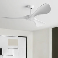 Ventilateur de plafond design à trois pales avec éclairage intégré et commande à distance