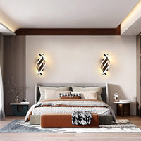 Applique murale LED en spirale d'aluminium - Style Psalm