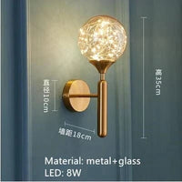 Lampe suspendue LED en verre transparent - Design moderne et réglable en hauteur
