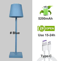 Lampe de bureau LED en alliage d'aluminium - Rechargeable via USB