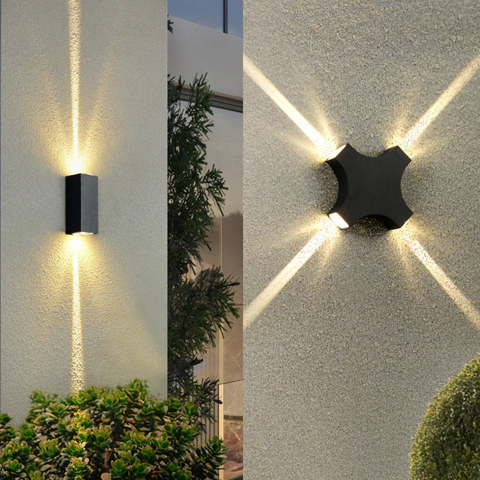 Applique murale LED haute performance : Décoration extérieure