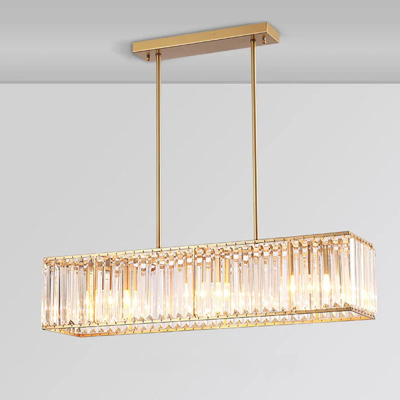 Lustre en cristal style américain moderne.