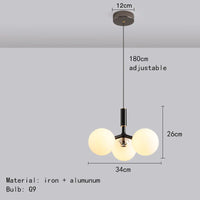 Suspension Nordik Verre et Métal