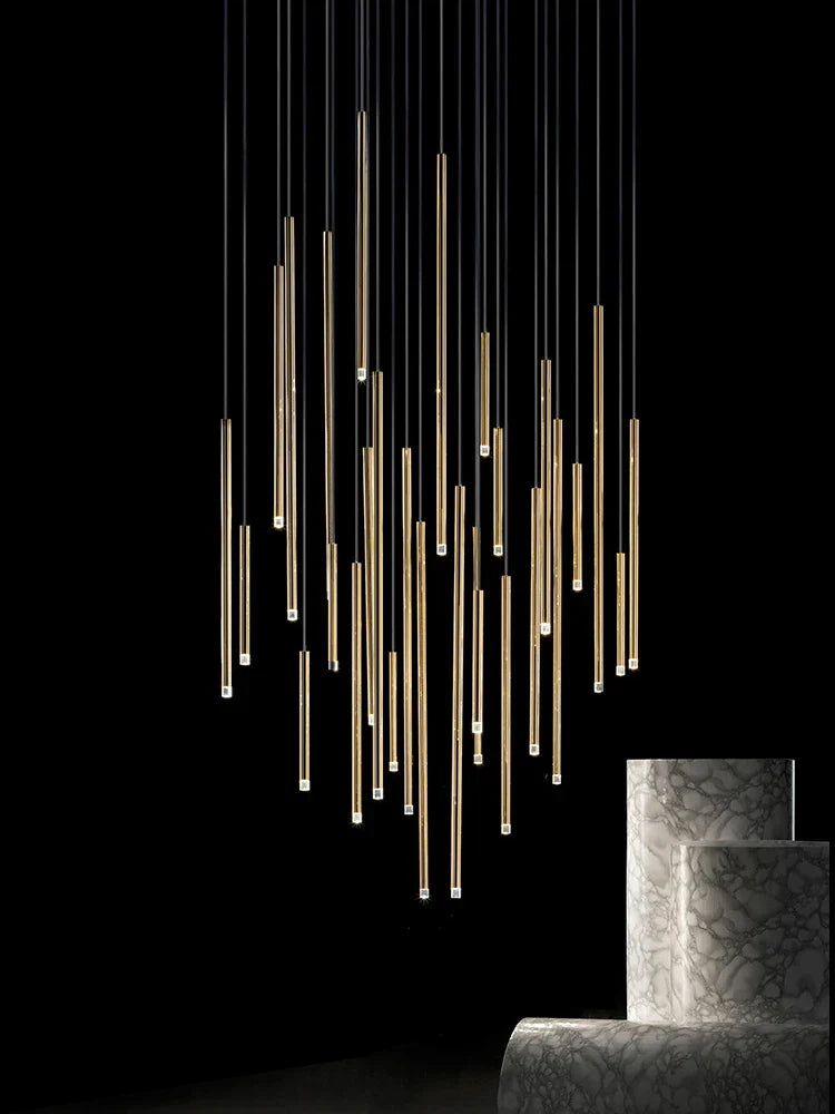 Lustre LED Suspendu Moderne pour Villa Loft Hôtel
