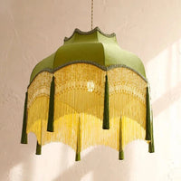 Lustre LED Vintage Velours Français