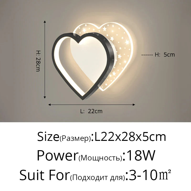 Applique murale Star Luxe Minimaliste Moderne