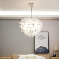 Lustre LED Floraison Acrylique pour Intérieur Moderne