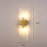 Applique Murale LED Dorée de Luxe