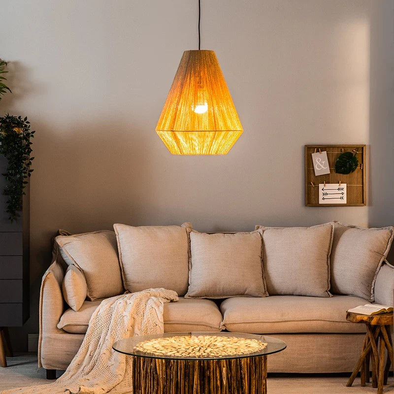 Suspension LOFT Japonais en Bambou Design