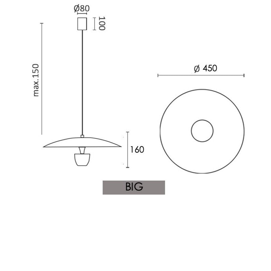 Suspension LED Nordic Fuji