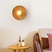 Applique murale design en bois avec éclairage blanc pour hôtel de luxe