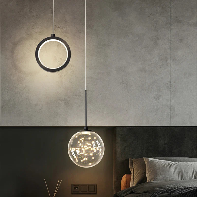 Lustre Étoilé LED Minimaliste de Luxe Scandinave Moderne