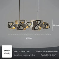Lustre LED Crystal Postmoderne