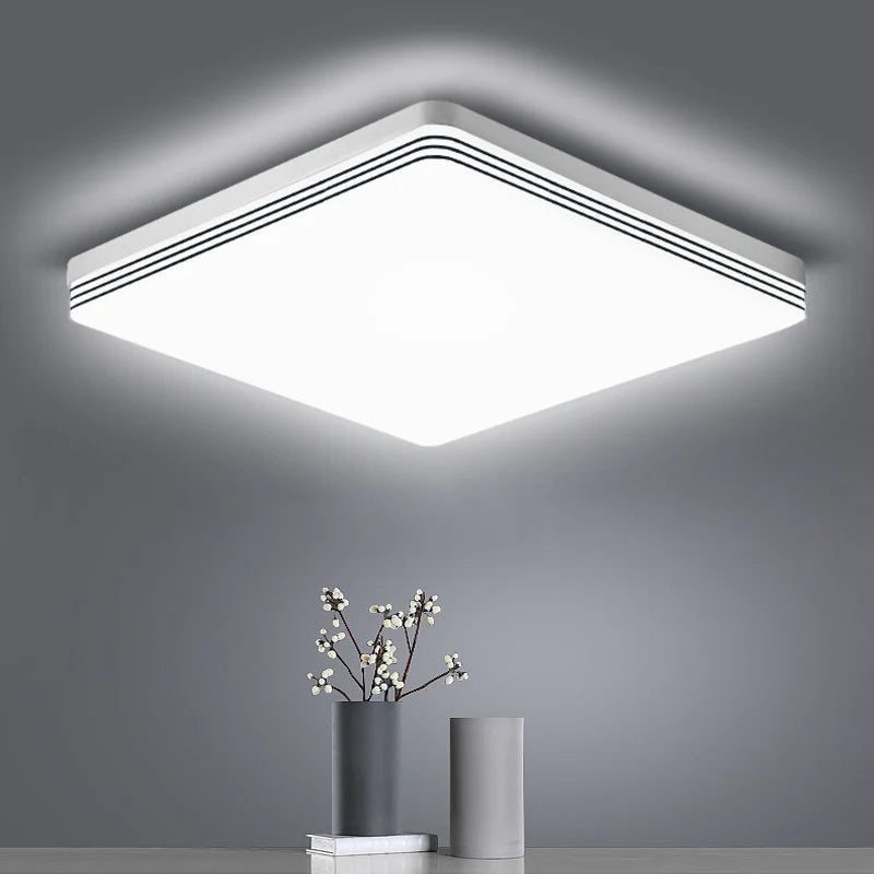 Plafonnier LED Ultra Mince - Forme Ronde & Carrée