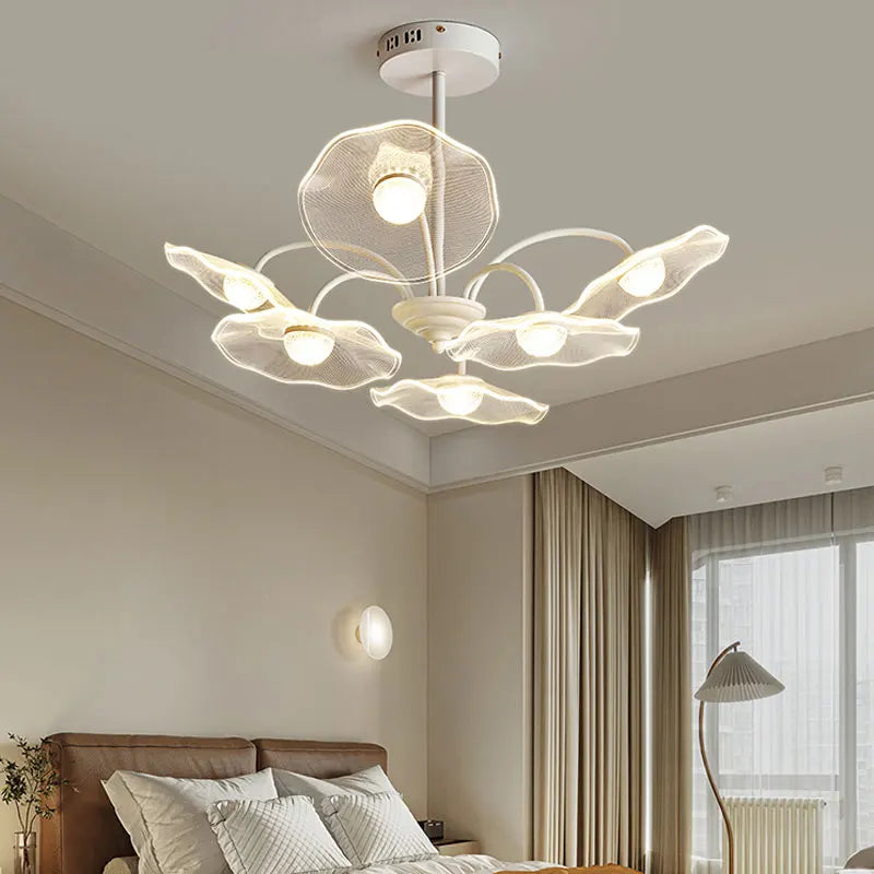 Lustre de salon moderne blanc décor à la maison LED suspendu pour hall chambre Loft salle à manger cuisine