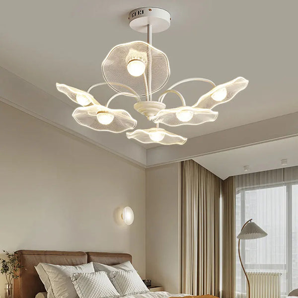 Lustre de salon moderne blanc décor à la maison LED suspendu pour hall chambre Loft salle à manger cuisine