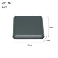 Applique Murale LED Moderne Étanche pour Intérieur et Extérieur - Luminaire Décoratif en Aluminium