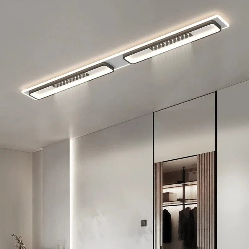 Plafonnier LED Moderne : Gradation et Projecteurs d'Éclairage Intérieur