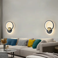 Appliques murales modernes pour allées et escaliers, style minimaliste