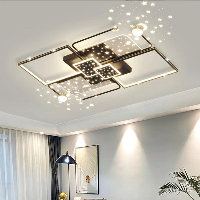 Plafonnier LED Intelligent Modernité & Créativité pour Décoration Intérieure