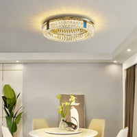 Plafonnier LED Rond Design Nordique en Acier Inoxydable - Nouveau Modèle Prestige