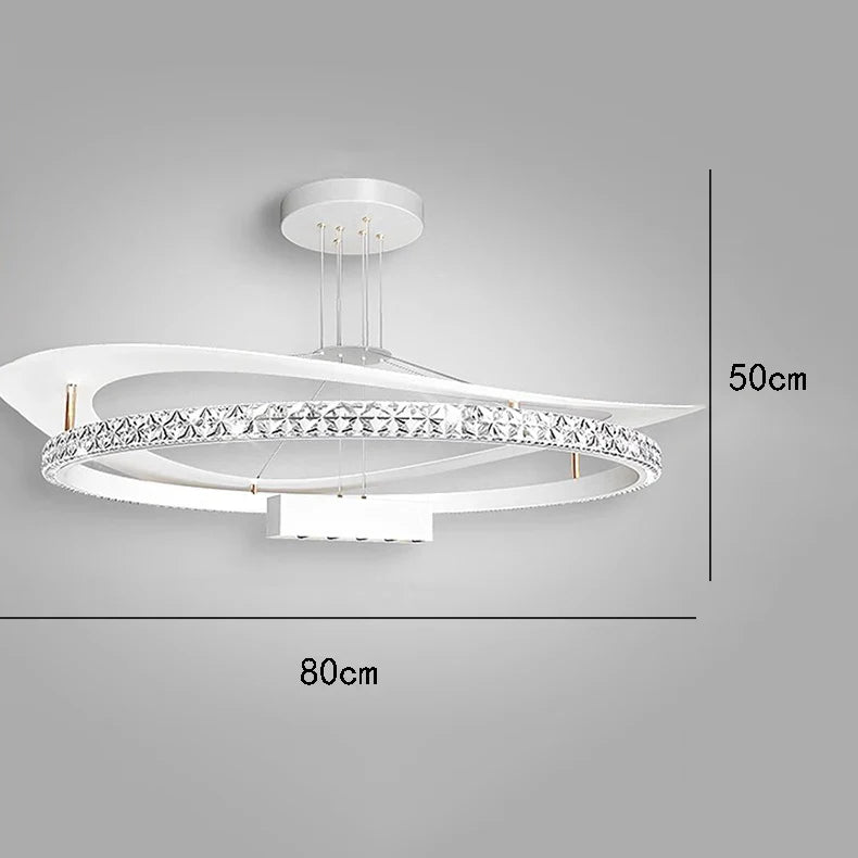 Lustre de Luxe Moderne à LED pour un Éclairage Intérieur Élégant