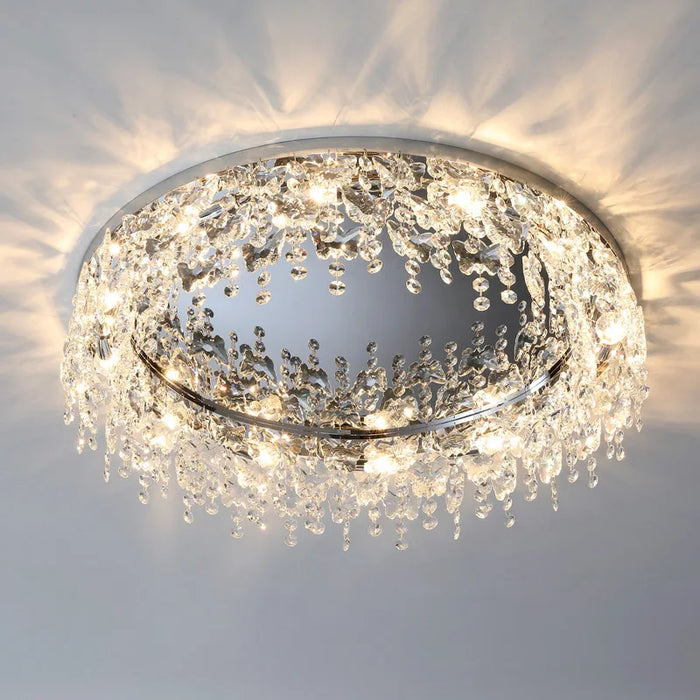 Plafonnier LED Cristal Luxe Moderne
