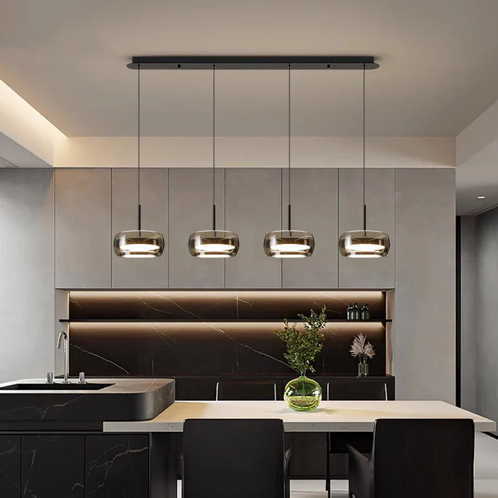 Lustre Décoratif pour Intérieur avec Lampes Suspendues - Élégance Illuminée