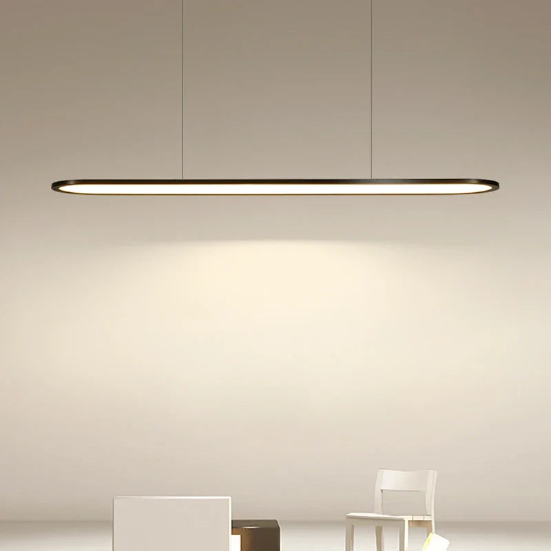 Lustre LED Moderne pour Restaurant Nordique Rectangulaire Créatif