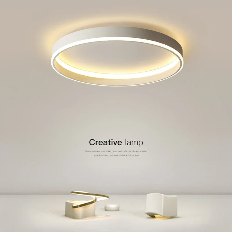 Plafonnier LED Moderne Nordique pour un Éclairage Intérieur de Qualité