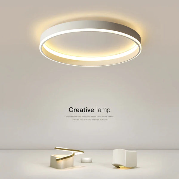 Plafonnier LED Moderne Nordique pour un Éclairage Intérieur de Qualité