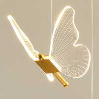 Suspension LED papillon nordique