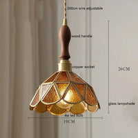 IWHDLife Lampe à Main LED Moderne en Verre Cuivre Papillon