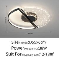 Lustre LED Plumes Acryliques: Éclairez votre intérieur