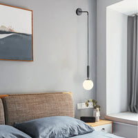 Applique murale LED en verre - Style minimaliste