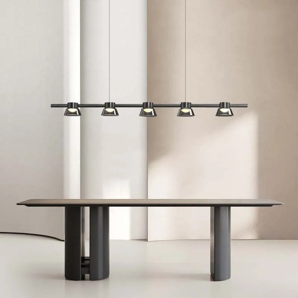 Lustre Moderne Minimaliste en Verre Design Nordique avec LED