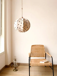 Suspension nordique japonais wabi-sabi en tissu – Style rétro minimaliste
