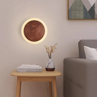 Applique murale LED NORDICHIC en noyer