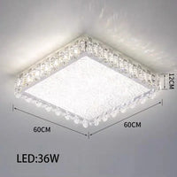 Lustre moderne en cristal avec lampes LED pour une décoration sophistiquée