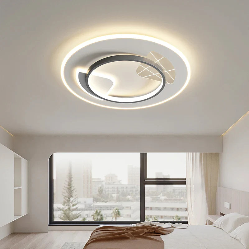 Ensemble d'éclairage nordique  moderne et minimaliste pour plafonnier