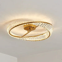 Plafonnier LED de Luxe en Cristal Nordique Décoratif d'Intérieur - Élégance Scandinave