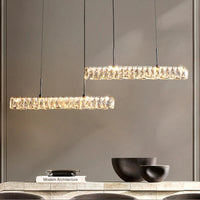 Plafonnier de luxe en cristal contemporain
