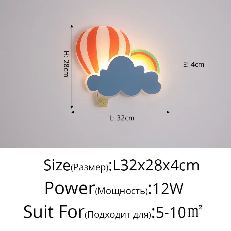 Applique murale mignonne 8W 12W - Luminis