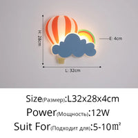 Applique murale mignonne 8W 12W - Luminis