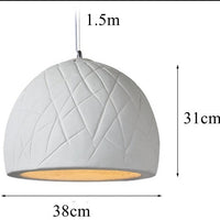 Suspension Wabi en polymère - Modernité illuminée