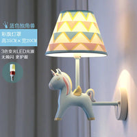 Applique Murale Licorne LED - Décor Nordique Anime