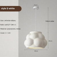 Nordique Suspension LED pour Salle à Manger - Collection Wabi Sabi